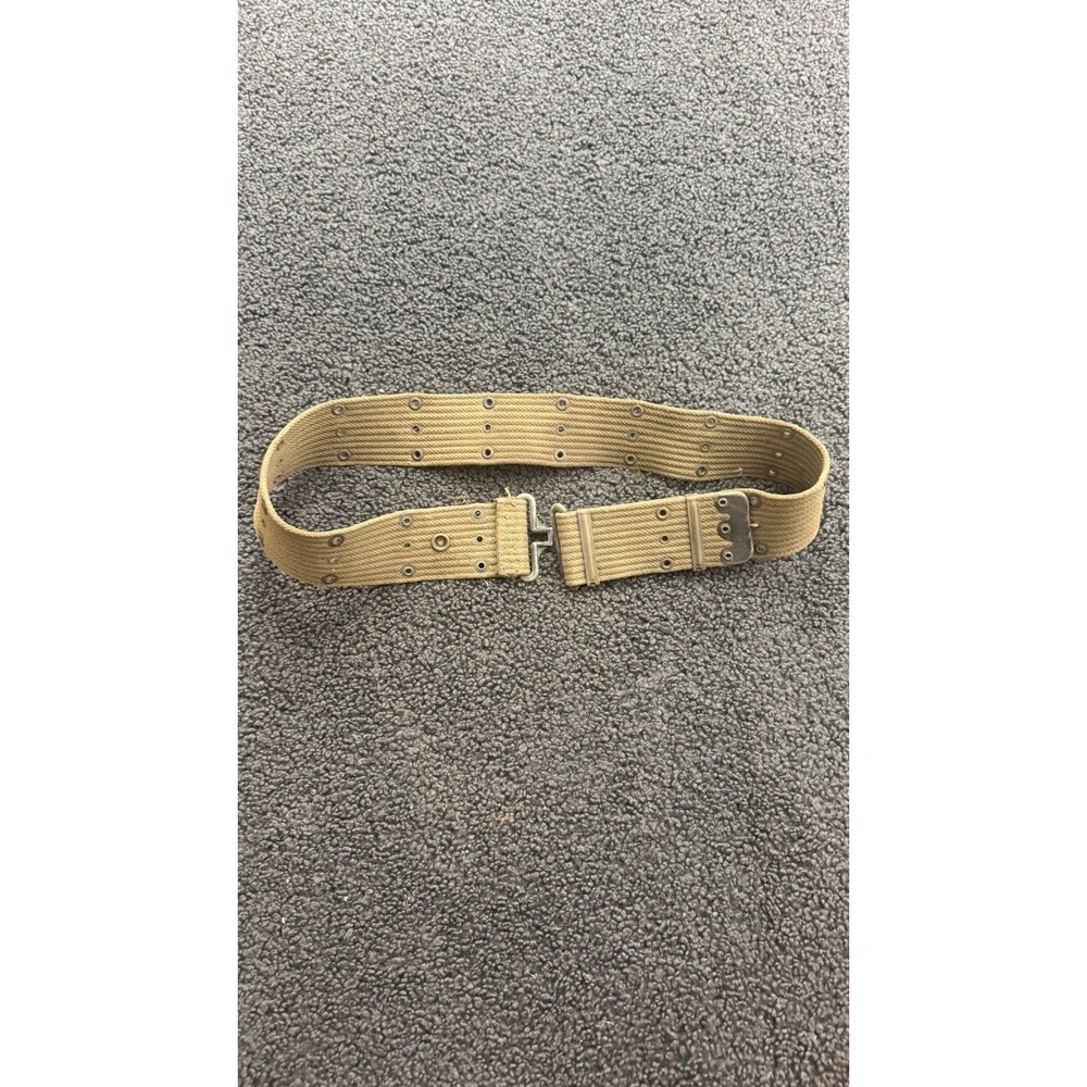 Original WW2 USGI M1936 Pistol Belt Light Khaki WWII - Picture 1 of 3